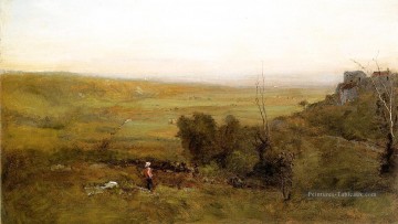 The Valley paysage Tonaliste George Inness Peinture à l'huile